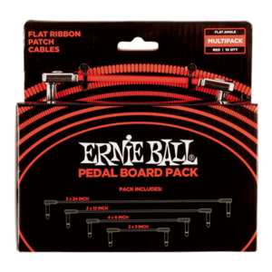 Ernie Ball Flat Ribbon Patch Cables - Pedal Board Pack